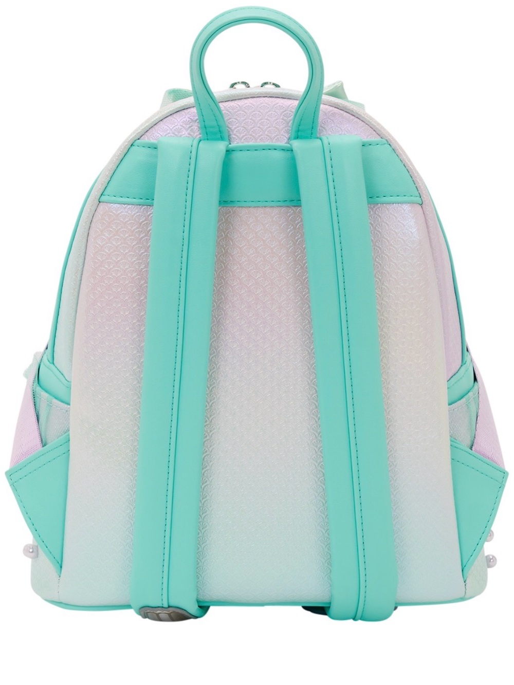NEW Disney Loungefly Iridescent Mermaid Mini Backpack - Mint & Pearl - Picture 3 of 4